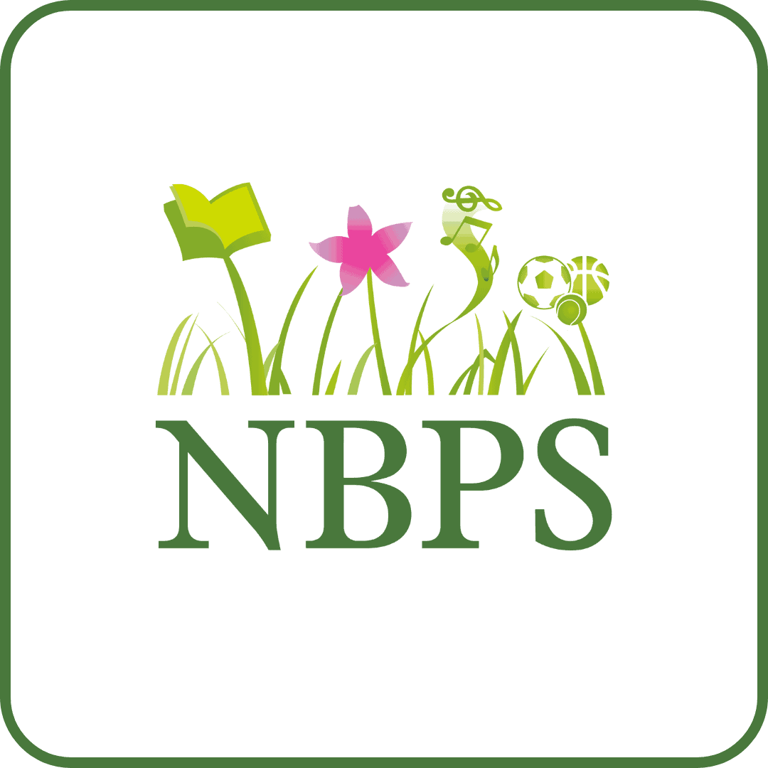 Norris Bank Primary School Logo - button version with square border