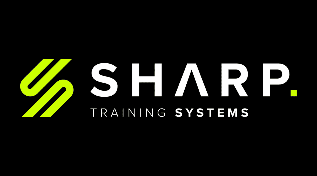 Sharp training systems logo black background Chiropractor Bramhall